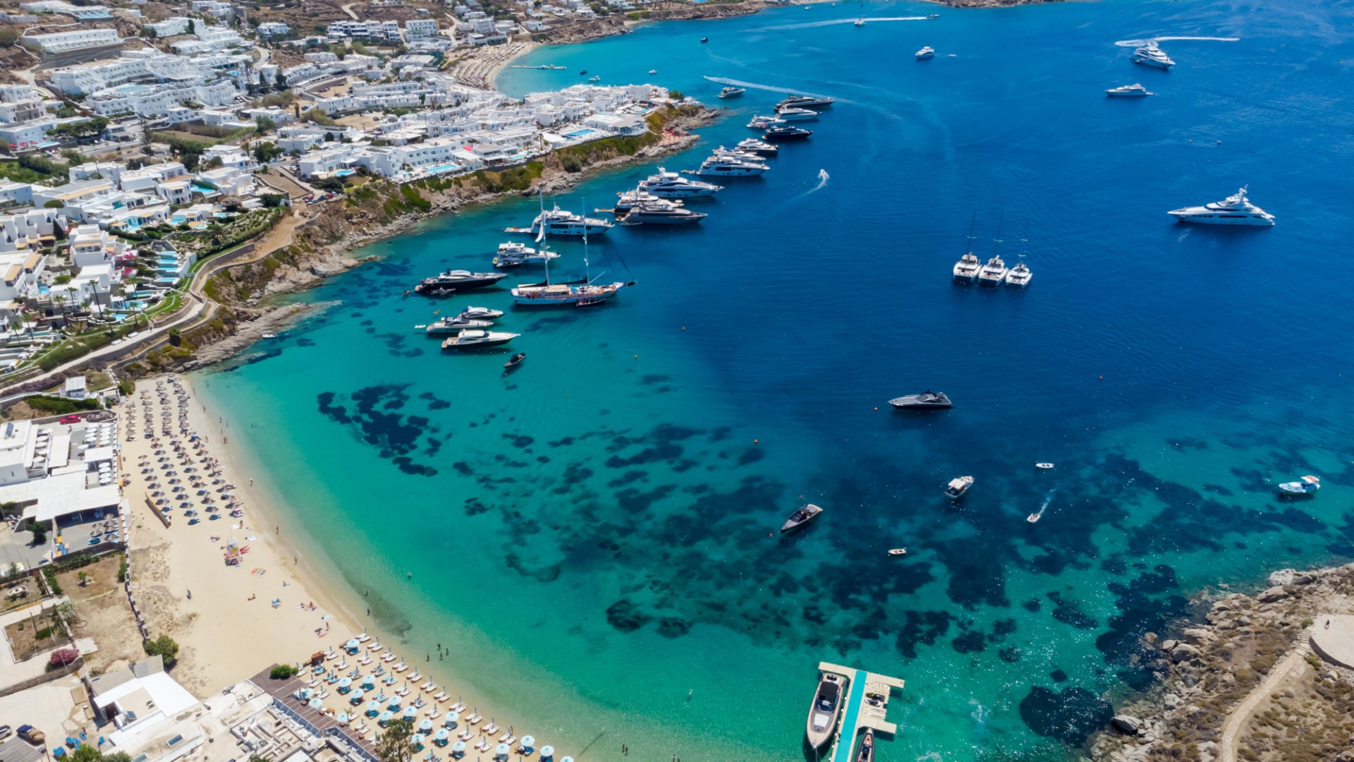 Mykonos South Coast private cruise