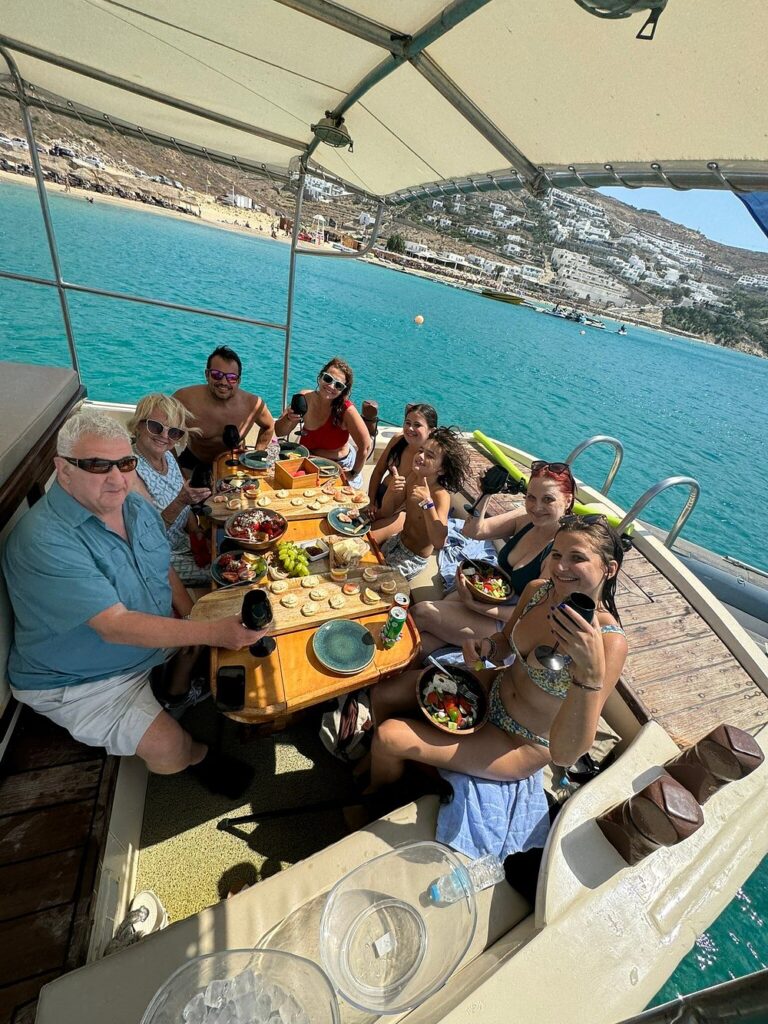 Traditional Boat for Mykonos Cruise